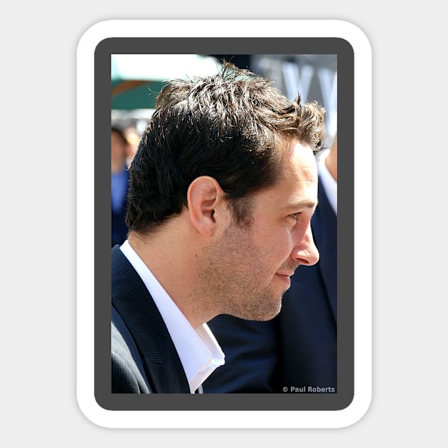 Paul Rudd Profile Hollywood Sticker by paulbritphoto